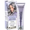 L'Oréal Paris Trattamento Ravvivante per Capelli Grigi, Azione Anti-Giallo e Fortificante, Capelli Grigi Lucenti e Riflessi Argentati, Capelli 2X Più Forti, Cool Silver, Tonalità: Argento Assoluto