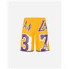 Mitchell&ness Nba Lakers Dennis Rodman M - Pantaloncini Basket - Uomo - Giallo