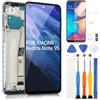 ARSSLY LCD Display per Xiaomi Redmi Note 9S M2003J6B2G/Redmi Note 9 PRO 4G M2003J6A1G Digitizer Touch Schermo Sostituzione Assembly con Strumenti(Verde con Cornice)