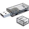 Generic 2 IN 1 Lettore di Schede USB Tipo C A SD TF OTG Adattatore Per PC Laptop Accessori Velocità Smart Memory SD Reader Card High Driver-free