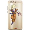 Personalaizer Custodia Dragon Ball Z Goku SS1 per Huawei P10 Plus - Cover in silicone TPU flessibile trasparente - Licenza ufficiale
