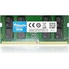 Wlizedle DDR4 3200MHz Laptop Memoria RAM 16GB CL22 SO-DIMM Wlizedle Modulo di Memoria PC4-25600 260-Pin 1.2V Non-ECC 2Rx8 Upgrade Notebook Memory per Computer Portatile, Verde