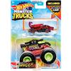 Hot Wheels Monster Trucks, scala 1:64 + Die Cast Invader, veicolo giocattolo per bambini dai 3 anni in su