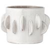 Bloomingville - Vaso per fiori Pot de fleurs - Bianco - Gres smaltato