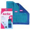 Sorbo Panni in microfibra - Set di 4 - Riciclati in bottiglie di PET - 35 x 35 cm - Pulizia senza striature - Utilizzabile a secco e umido - Per cucina, bagno e casa - Multicolor