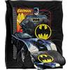 LOGOVISION Batman Bat Racing Coperta super morbida al tatto setoso - 152 x 127 cm