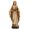 DRW Madonna Miracolosa Nostra Signora della Medaglia Miracolosa Resina Imitazione Legno 20 cm
