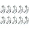 QUARKZMAN 10Pezzi Staffa Tubo con Morsetto Trave Adatta Tubo 3/4 (20mm) Staffa Supporto Cavi Travi a I, Tubi, Condotte, Cavi