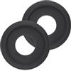 PATIKIL Medaglione per Soffitto, 2 Pz 10 Od x 4 Id Pu Medaglione Decorativo per Luce Soffitto Medaglione per Lampadario Copertura Tradizionale per Luci Soffitto Ventilatori, Nero