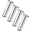 Qrity 4 Pezzi Gambe per Mobili Piedini per Mobili in Lega di Alluminio Piedini per Cucina Piedini per Divani Gambe per Tavoli in Metallo 150mm