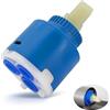 Kunxing Cartuccia Rubinetto Miscelatore Cucina per Blanco - Cartuccia in Ceramica da 35mm per Miscelatore Bidet, Vasca da Bagno, Doccia, Ricambio per Miscelatore Universale, Facile da Installare e Durevole