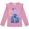 Disney Maglietta Lilo e Stitch Bambina Maglia 4 Anni Maniche Lunghe in Cotone 6962