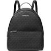 Michael Kors Zaino Sheila Medium Logo (Nero/Argento), nero, Medium, Medio