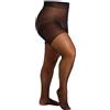 Camano Collant 20 DEN Curvy taglie forti confezione da 2 pezzi resistenti agli strappi in seta opaca vita extra larga comfort senza pressione piede rinforzato 3D senza anelli 60/62 nero