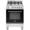 La Germania FTR664EXV24 Cucina gas 4 fornelli con forno elettrico da 60 cm