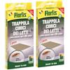 Flortis Trappola cimici dei letti. Kit 2 unità di trappole per cimici dei letti. Intercettatore e controllo cimice del letto. Esca senza veleno pronta all'uso. Efficacia trappola collante fino 90 gg.