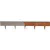WUEFFE Bordura Corten con picchetti integrati - 2 altezze - Moduli da ml. 1 - Bordo acciaio Corten per giardino (h. 9 cm., 10)