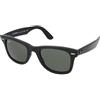 Ray-Ban Wayfarer RB4340 601 | Occhiali da Sole Graduati o Non Graduati | Prova Online | Unisex | Plastica | Quadrati | Nero | Adrialenti