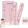 Mineup Rasoio Elettrico Donna, 2 in 1 Rasoio Intimo Ed Elettrico Per Donne, Rasoio Elettrico Da Donna, Ricaricabile Epilatore Elettrico Donna, Depilatore Corpo Per Corpo Ascelle Bikini