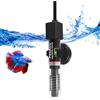 Silkwish Mini riscaldatore per acquario, 50 W, 20 l, 30 L-50 l, piccolo riscaldatore per acquario, con ventose e adesivo di temperatura, temperatura costante di 26 ℃ (lunghezza di alimentazione 107