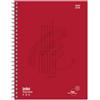Staufen Ursus 608550000 Red Note - Blocco con rilegatura a spirale, formato A4, 90 g/mq, 80 fogli a quadretti da 5 mm