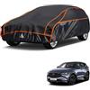 kayme Telo Copriauto Antigrandine, Adatto per Auto a Mazda CX-5 (2012-2024), Kayme Copertura Auto Antigrandine Impermeabile E Resistente Anti UV Antipolvere Vento, con strisce riflettenti - Nero.