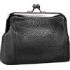STILORD Goldie Portamonete Vintage con Chiusura a scatto in Cuoio retro Portafoglio Donna pelle vera piccolo antica Portamonete pelle con Chiusura Clic-Clac Colore:nero