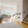 BRILONER - Set completo di binari Luxtrail, 6x spot LED, forma a L, lampade, orientabili, sistema di binari a soffitto, binario per faretti, lampada a soffitto, plafoniera, faretto, 3m, nero