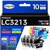 Jagute LC3211 LC3213 Cartucce d'inchiostro Compatibili con Cartucce brother LC 3213 per Brother MFC-J491DW Cartucce MFC-J497DW DCP-J572DW MFC-J895DW MFC-J890DW DCP-J772DW J774DW (10-Pack, 4B/2C/2M/2Y)