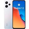 Xiaomi Redmi 12 Smartphone, processore MediaTek G88, fotocamera principale da 50MP, display FHD+ da 90Hz, batteria da 5000mAh (4+128GB Argento)