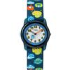 Timex Boys TW7C25800 Time Machines Black/Monsters Elastic Fabric Strap Watch