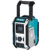 Makita - DMR114 - Radio da cantiere Bluetooth (da 12 a 18 v, agli ioni di litio, prodotto così), blu