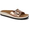 Fly Flot 77G65 ZC Ciabatta Donna Estiva col Oro Fibbia Sottopiede Soft in Vera Pelle Made in Italy Oro 40