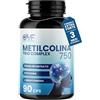 PARAFARMACIA, ORGANIC VITAMINS & FOOD OVF Citicolina Integratore Metilcolina Trio Complex 90 Cps, Integratore Memoria e Concentrazione per supporto delle Funzioni Cognitive, Nootropico con Colina Bitartrato, Citicolina e Ergotioneina