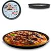Piatto Rotondo In Acciaio Inox 30cm - Teglia Pizza Riutilizzabile E Lavabile
