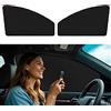 ZATOOTO Tendine Parasole Auto Magnetico, Tendine Parasole Auto con Protezione UV, Fornisce Privacy, Confezione da 2 Pezzi, 80 * 50cm