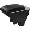JinsenTGG Auto Bracciolo Compatibile con Suzuki Swift 2005-2024 Scatola Portaoggetti per Bracciolo Console Centrale Poggiabraccio Braccio vano Portaogget Doppio Strato con 7 Porte di USB