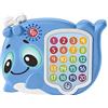 Fisher-Price - Parlamici Serena Balena Indovina con Me, versione italiana, giocattolo interattivo musicale con luci e movimenti per l'apprendimento, giocattolo per bambini, 18+ mesi, HRB79