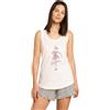 Noidinotte; more than pyjamas Noidinotte - Pigiama Donna Top Spalla Larga e Pantalone Corto Cotone Parisienne - L Panna