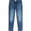 Gas Jeans Skinny Fit Multi STR. Denim 11 Oz Sax Zip Rev 351450021124 Blu