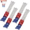 SMYJDMM Rete da basket, 4 pezzi di rete professionale da basket, rete di ricambio per canestro da basket, rete resistente alle intemperie, per cestino da basket di dimensioni standard
