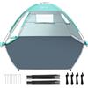 Glymnis Tenda da Spiaggia Adatta a 2-4 Persone, Tenda da Spiaggia Portatile con Cerniera, Leggera Tenda Sole Spiaggia con Dimensioni di 220 x 150 x 120 cm, Facile da Montare, UPF 50+