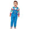 SMIFFYS Costume Chucky, Blu, con maglia e salopette stampata