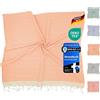 furora HOLIDAY Telo Mare Cotone - Grande 200x100 cm - Ultra Leggero - Asciugatura Rapida | Asciugamano Mare Donna e Uomo: Facile da Pulir - multifunzionale per Spiaggia, Piscina, Viaggio, Outdoor