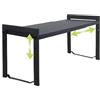 ZenMaarket Scaffale per Armadietto Espandibile 35-66 cm, Scaffale da Cucina impilabile, Scaffale per Dispensa da Cucina, Scaffale Regolabile per Credenza della Cucina(Confezione da 1 nero M)