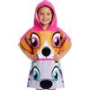 Get Trend Paw Patrol Asciugamani Bagno Telo Mare con Cappuccio Bambini Asciugamano Cotone per Spiaggia Bagno Nuoto (Rosa Paw Patrol, 2-6 Anni)