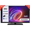 TELEFUNKEN Smart TV 32" Full HD 32TEFHD750Z, TV LED 32 Pollici, Compatibile Con Alexa E Goo