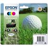 EPSON T3471 T3472 T3473 T3474 T3476 34XL CARTUCCIA ORIGINALE BK C M Y MULTIPACK