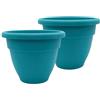 The HC Companies Fioriere, verde acqua polverosa, 25,4 cm (confezione da 2)