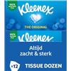 Kleenex Original Tissues - 864 fazzoletti - 12 x 72 pezzi - Confezione regalo